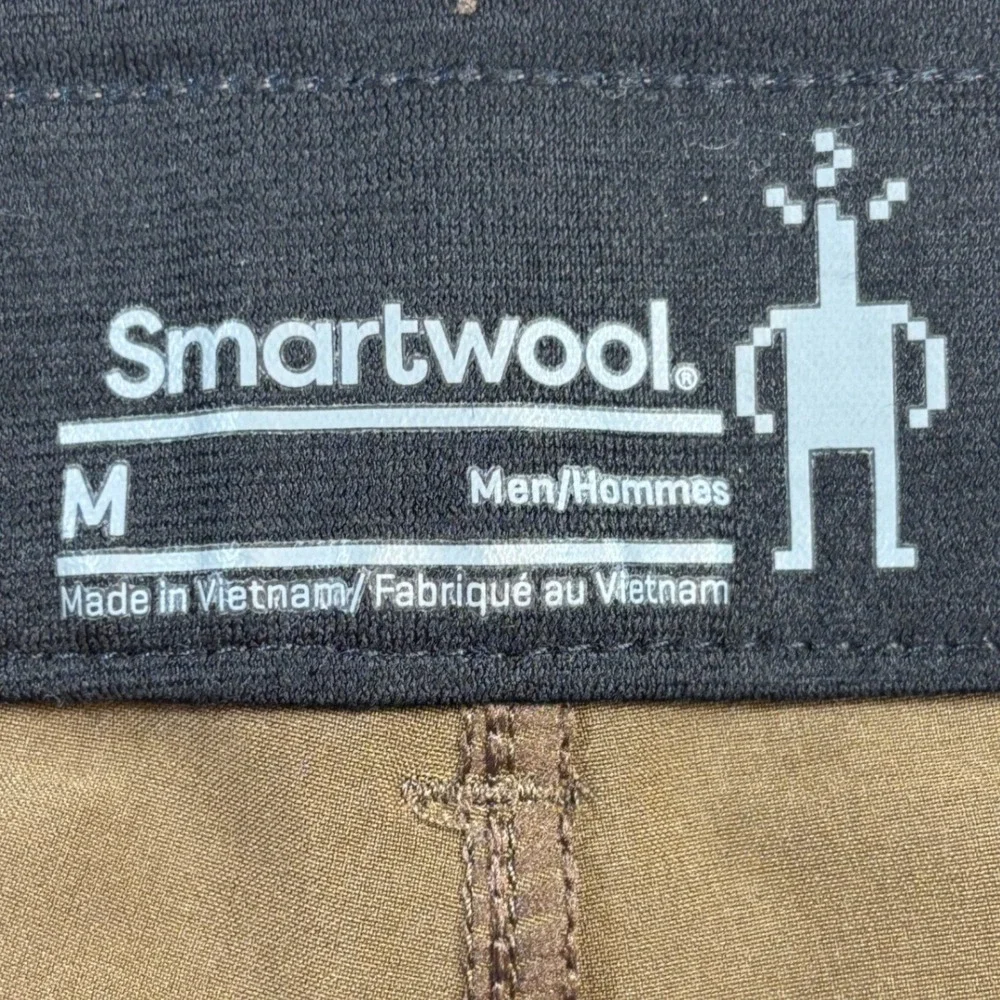 Smartwool Shorts Mens Medium Brown NWT Stretch Hiking Outdoor Travel Golf 10in